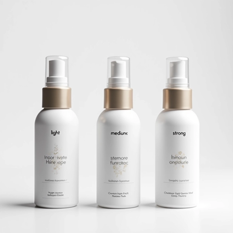 Mousses para cabelo cacheado com diferentes níveis de fixação.