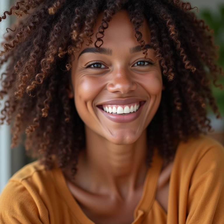 Mulheres diversas sorrindo com cabelos saudáveis e ampolas de tratamento capilar acessíveis.