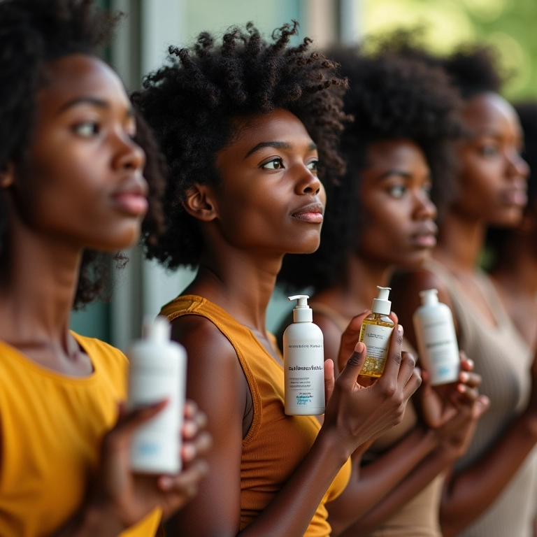 Óleo reparador para todos os tipos de cabelo: diversidade e inclusão.