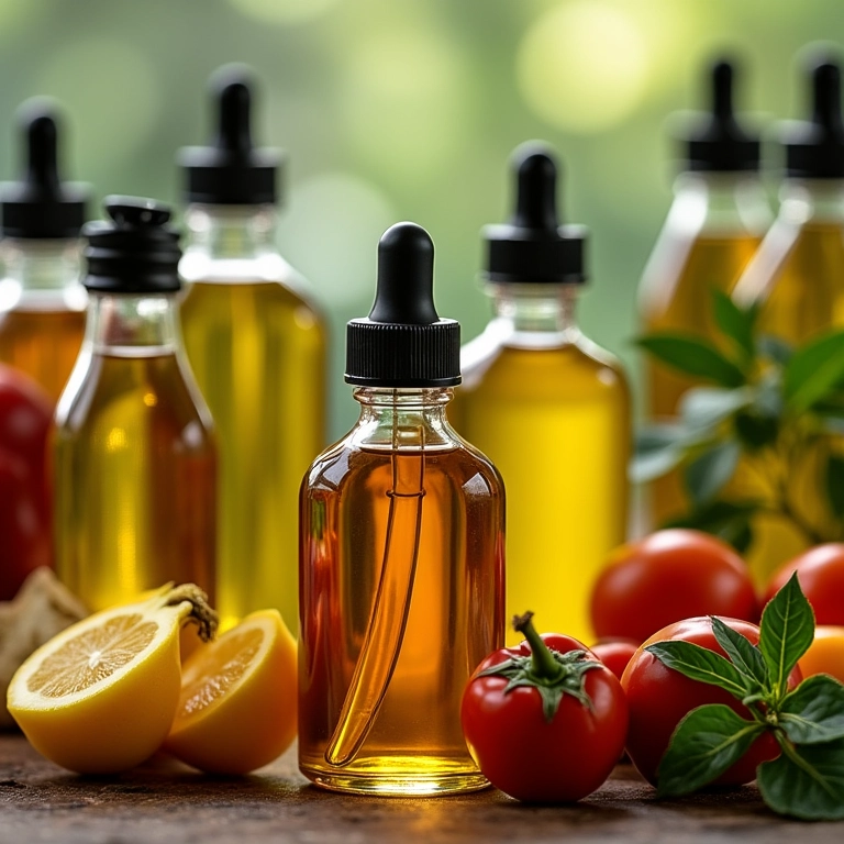 Óleos vegetais para nutrição capilar e brilho natural.