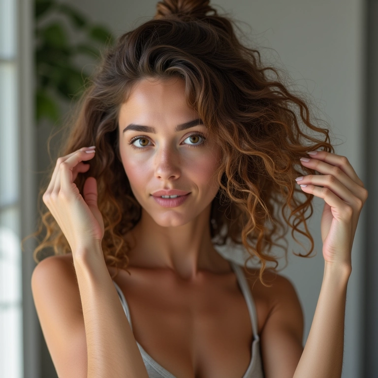 Preparando o cabelo antes de usar Casting Creme Gloss: hidratação e cuidados.