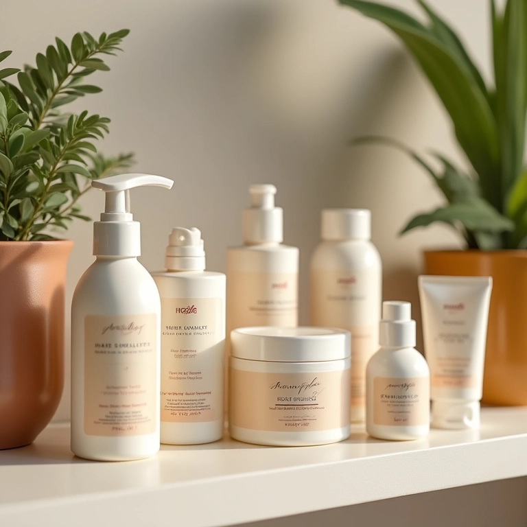 Produtos de alta qualidade para cuidados com o cabelo.