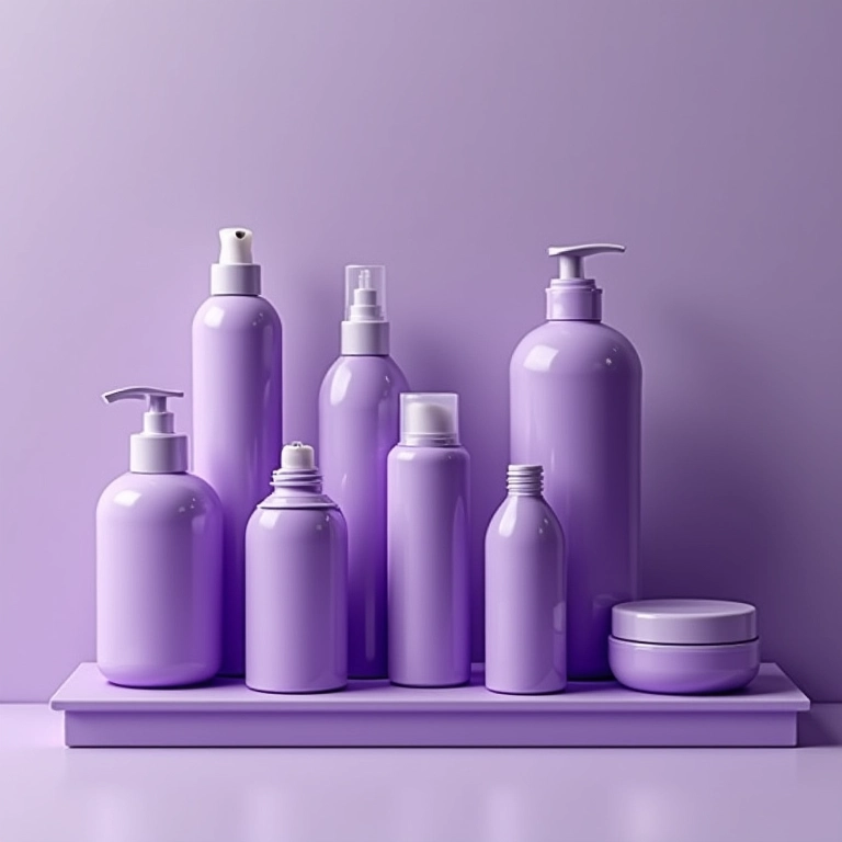 Produtos matizadores para cabelo loiro champagne.