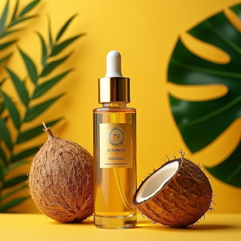 Sérum Reparador de Pontas Niely Gold Óleo de Coco.
