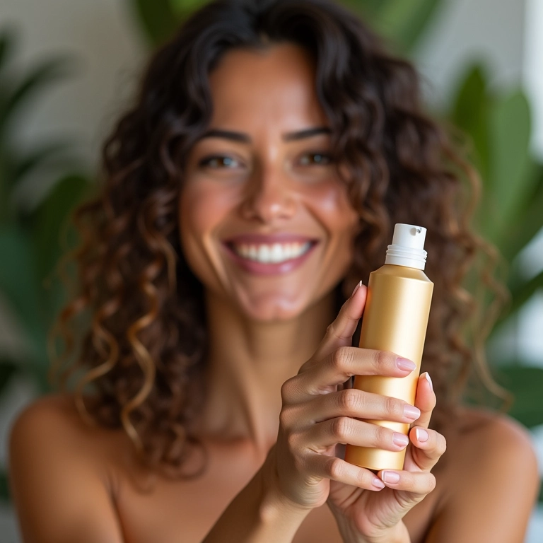 Shampoo a seco como alternativa prática e rápida.
