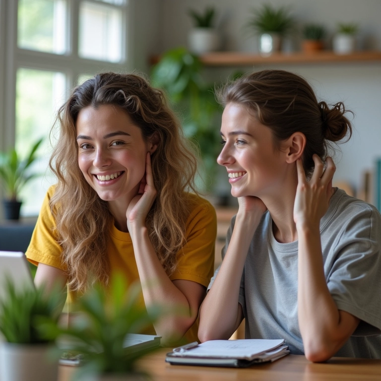 Teste de cabelo online para homem e mulher.