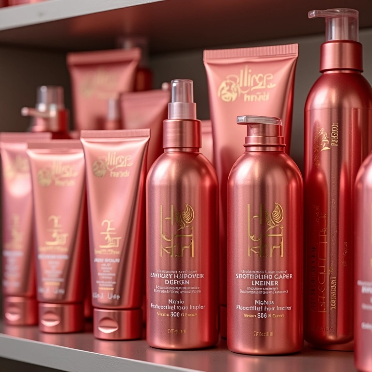 Tintas e tonalizantes rose gold.