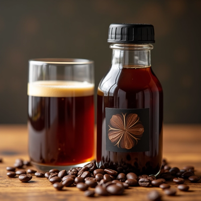 Tônico de café caseiro para estimular a circulação no couro cabeludo.