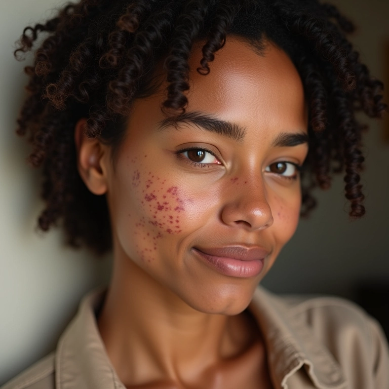 Tratamento de dermatite seborreica com óleo de melaleuca.