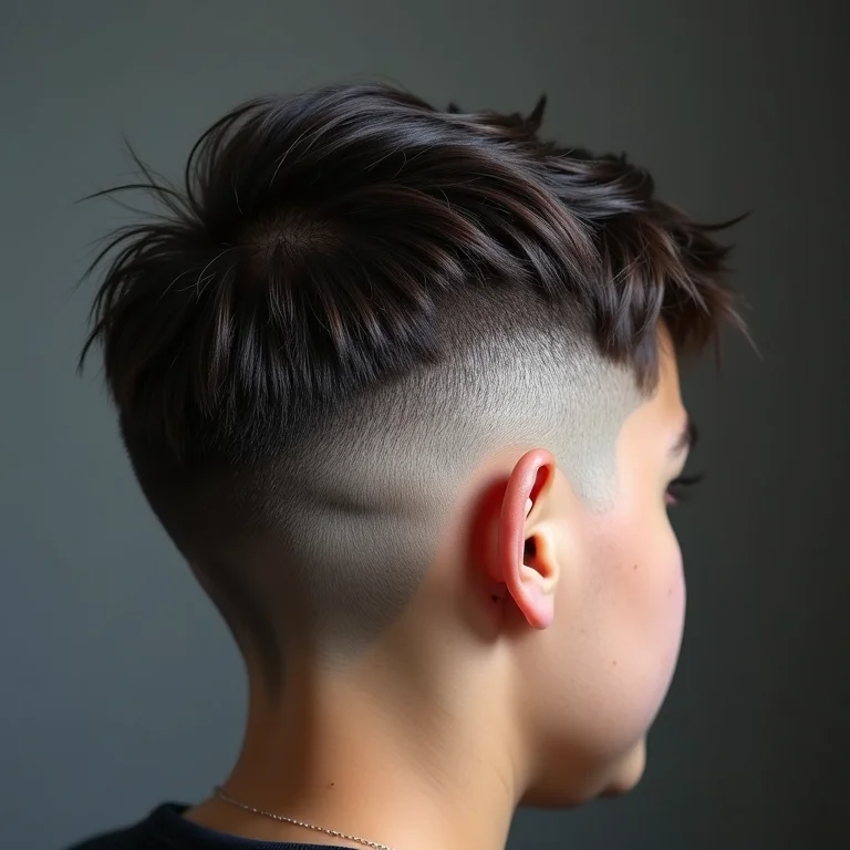 Cabelo danificado com pontas duplas após um undercut mal feito