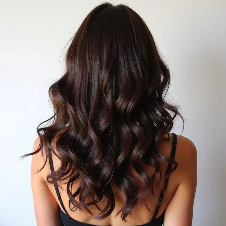 Corte em camadas para cabelo ondulado.