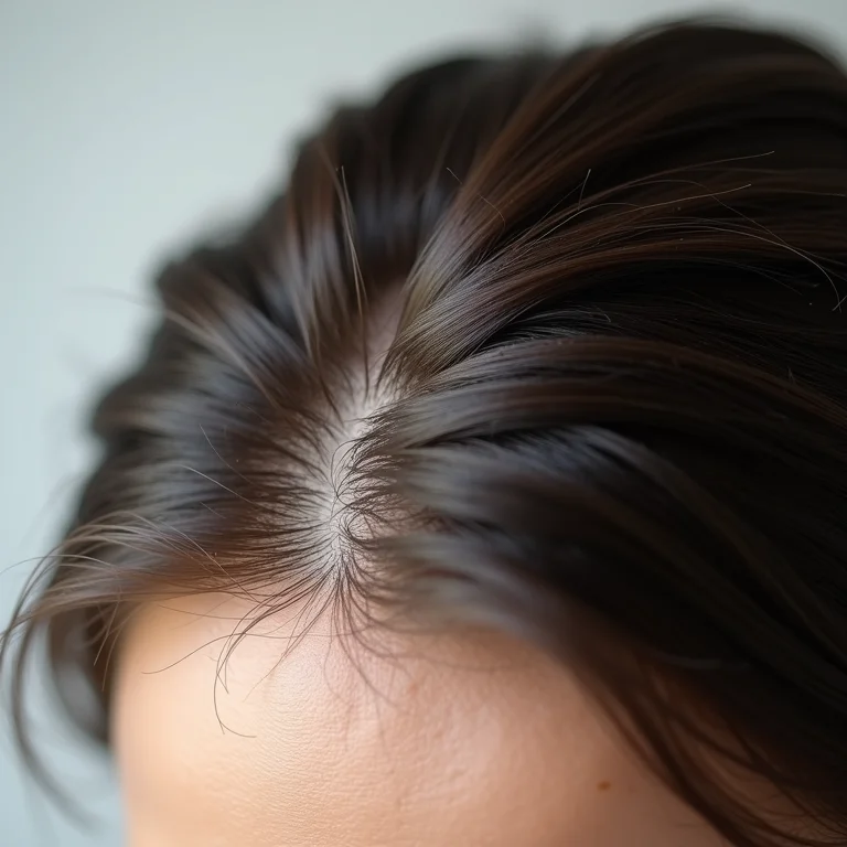 Couro cabeludo saudável e limpo