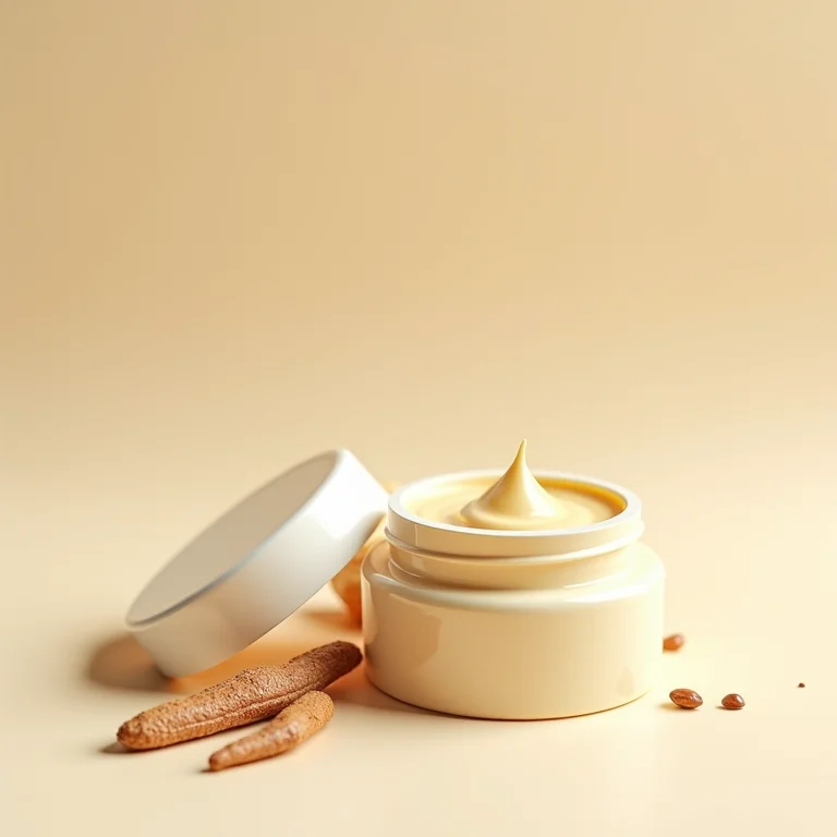 Creme para cabelo com ingredientes naturais.