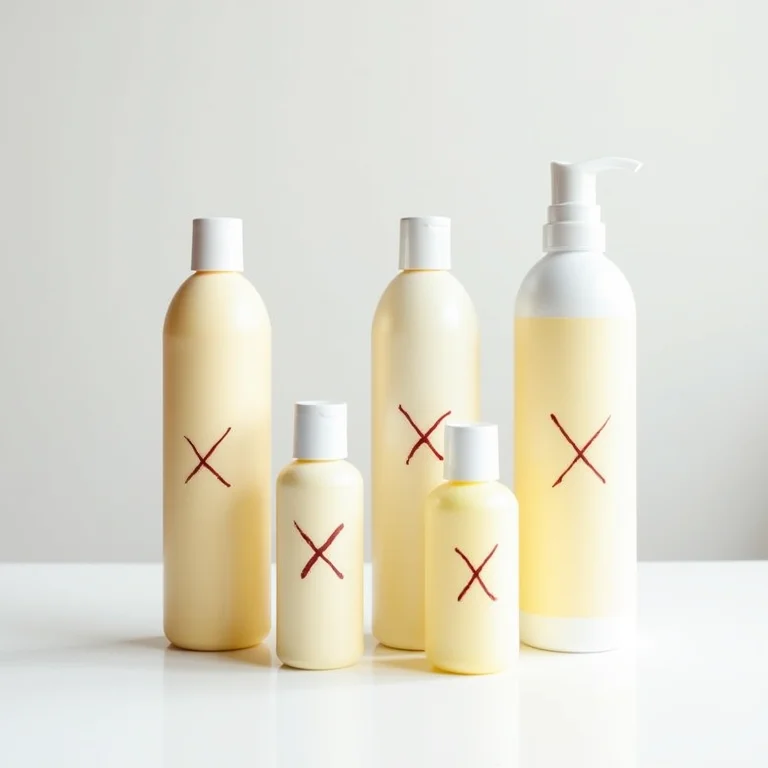 Ingredientes proibidos no cronograma capilar No Poo.