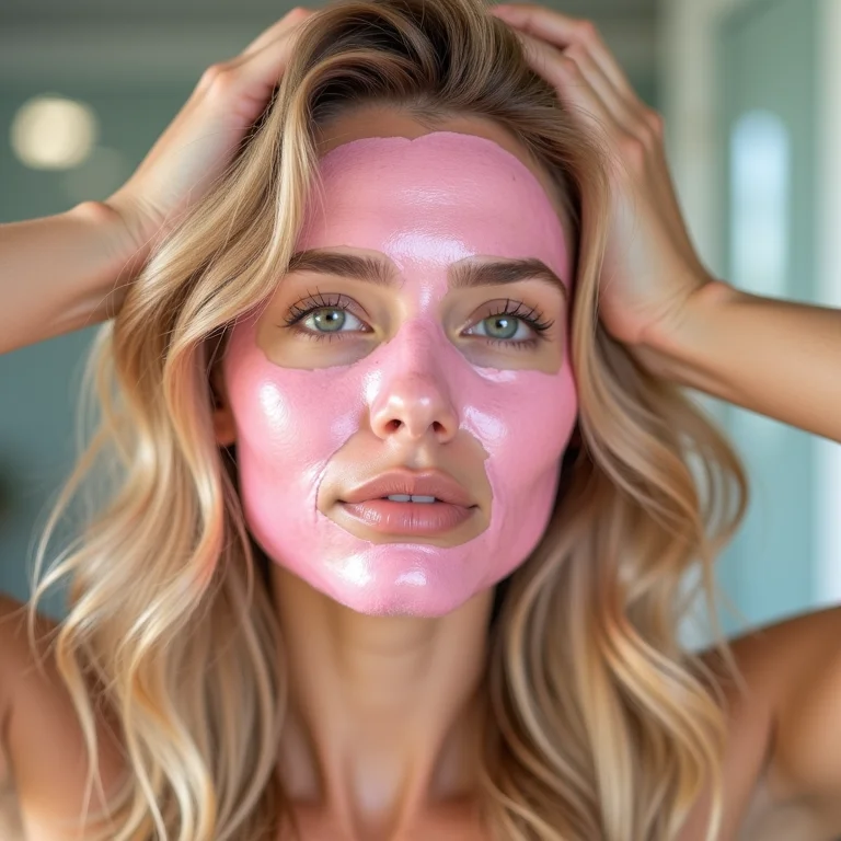 Máscara capilar para reavivar o loiro morango