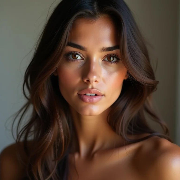 Mulher mostrando a raiz do cabelo no Day After do shampoo seco