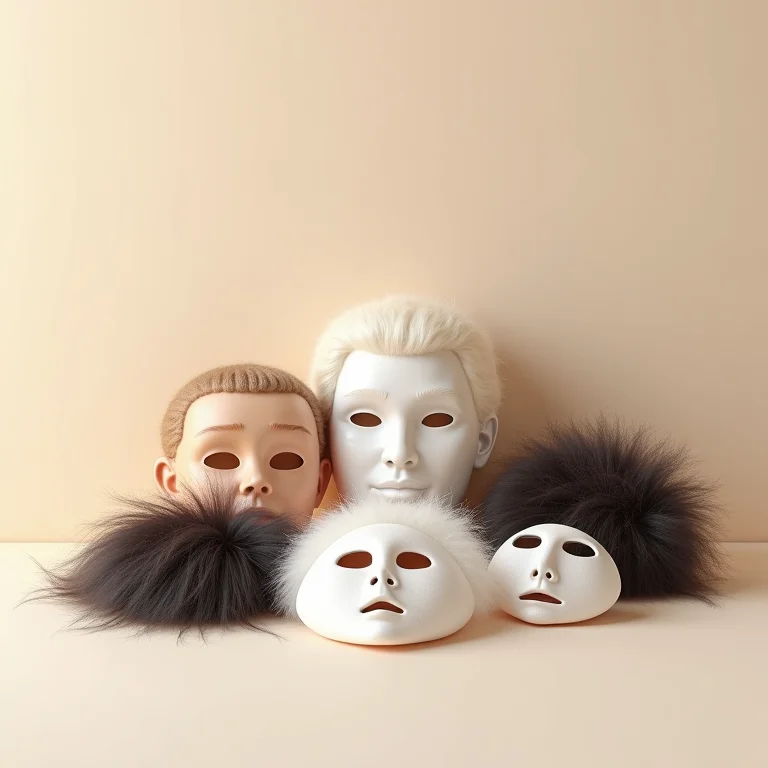 Potes de máscaras capilares para tratamento