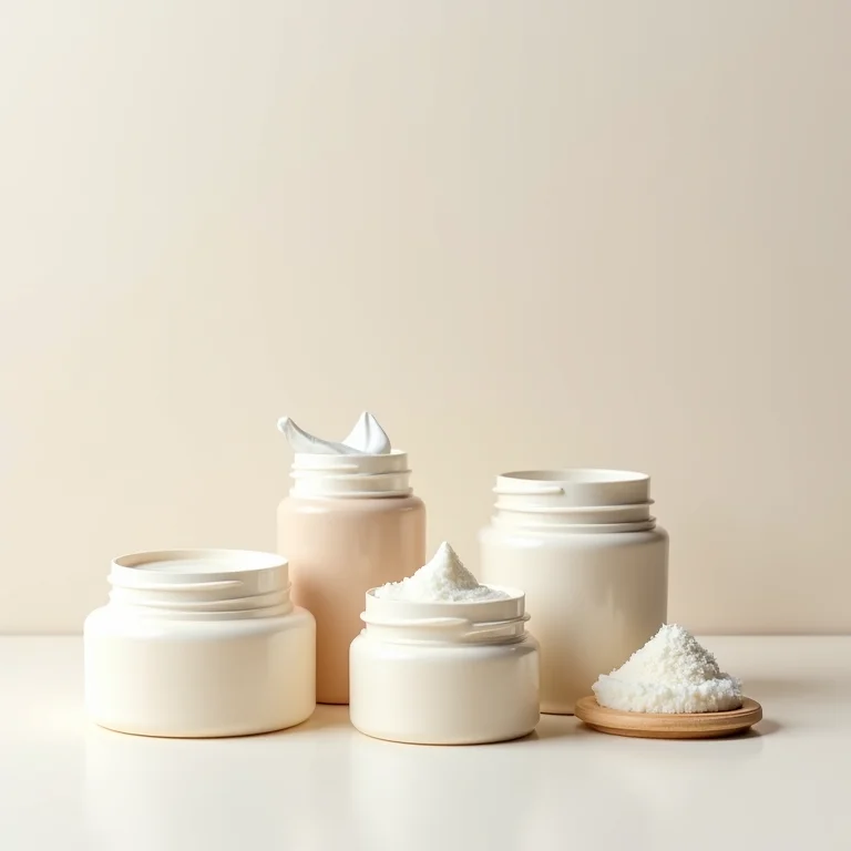 Potes de máscaras de hidratação capilar