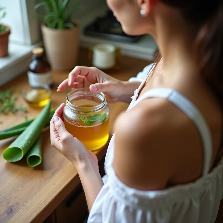 Preparando protetor térmico vegano caseiro