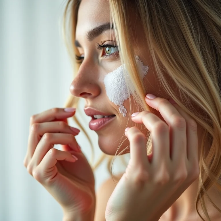 Aplicando máscara de reposição de massa