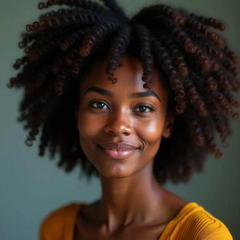 Cabelo crespo 4C com pontas secas e espigadas