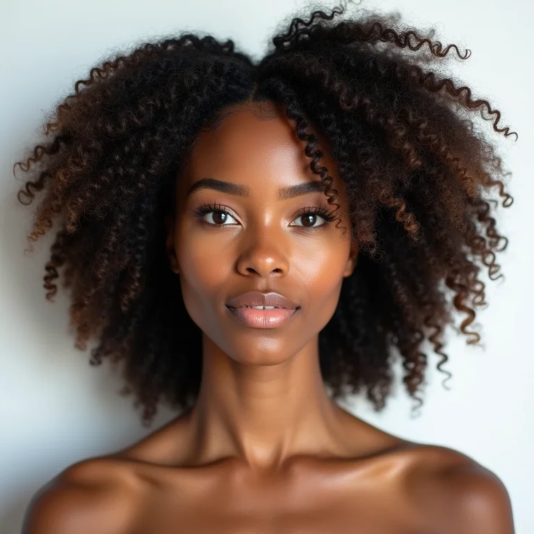 Cabelo em transição com babosa