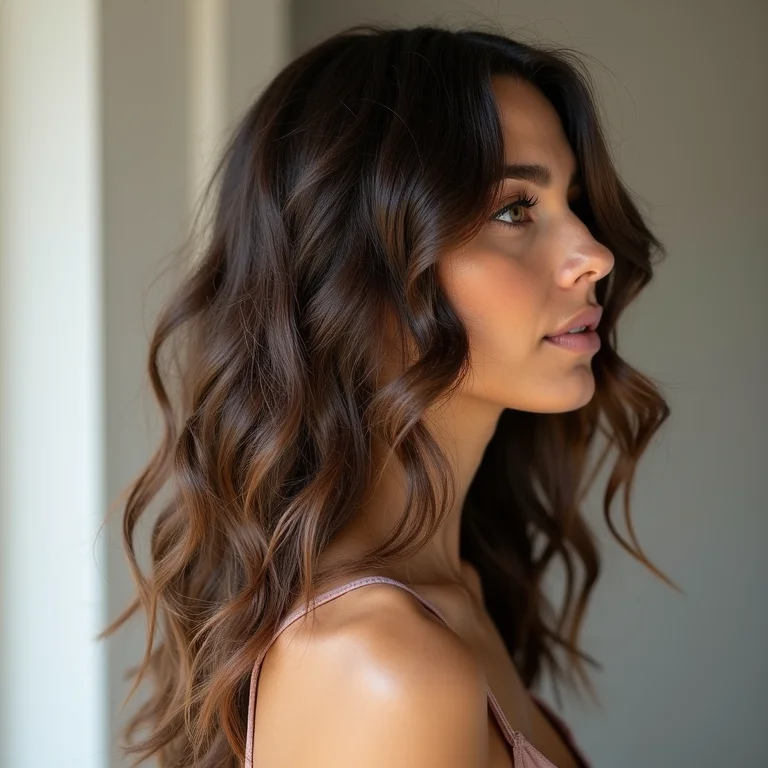 Cabelo fino e ondulado 2C com gelatina leve, sem pesar.