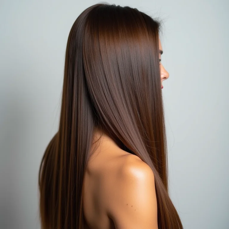 Cabelo liso após progressiva