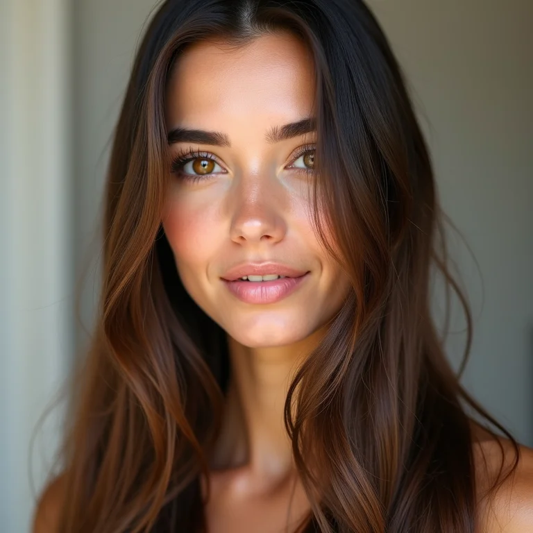 Cabelo liso e brilhante após a umectação capilar