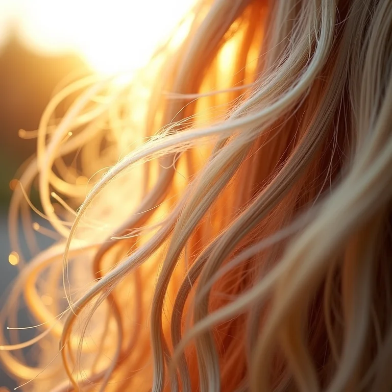 Cabelo loiro ressecado após uso de matizador