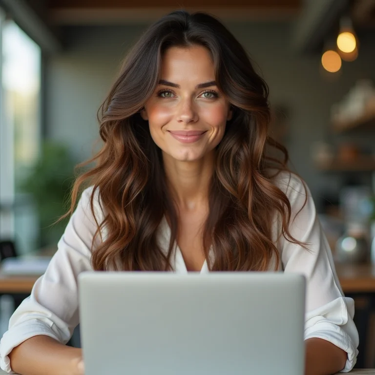 Cabelo ondulado com brilho no 'day after' da umectação