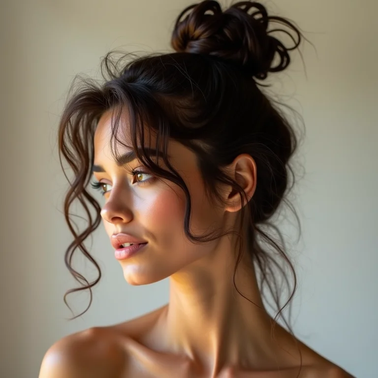 Cabelo ondulado com mechas californianas no day after