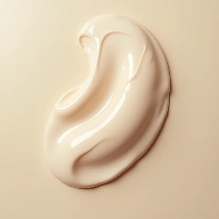 Close-up da textura de máscara capilar low poo