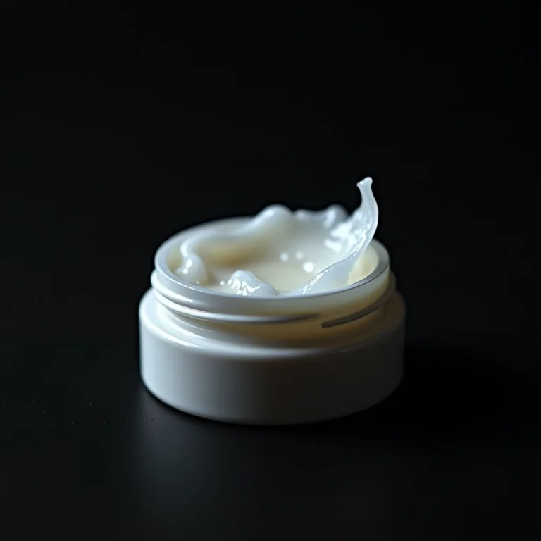 Close-up de um pote de gel capilar