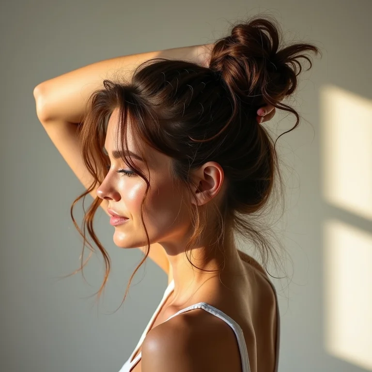 Coque messy no day after.