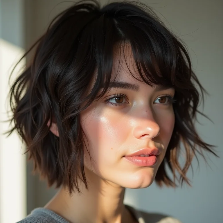 Corte bob moderno e elegante