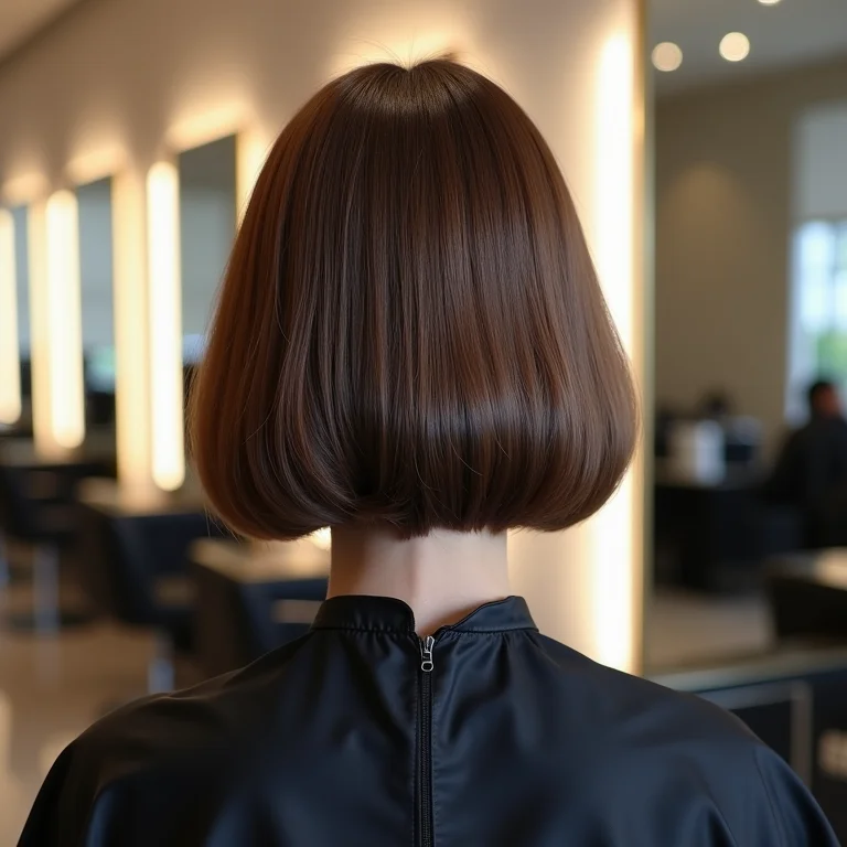 Corte de cabelo bob com pó texturizador