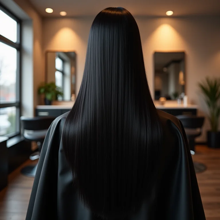 Corte de cabelo geométrico com polimento