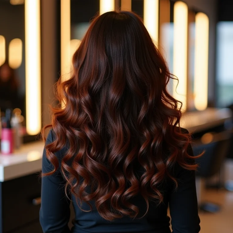 Corte para cachos longos e definidos