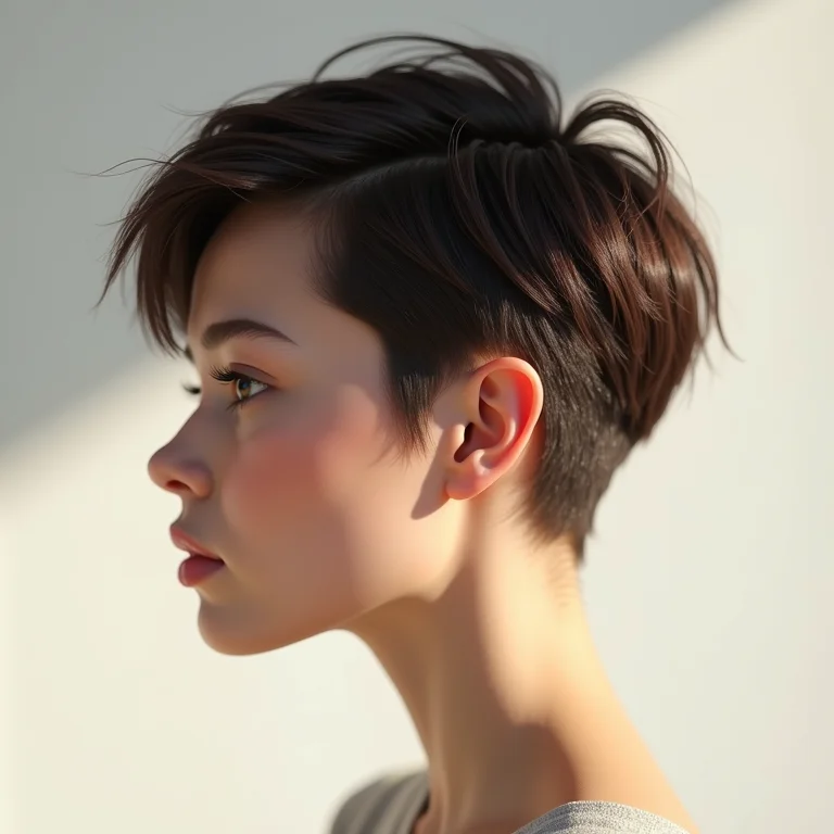 Corte pixie moderno e prático