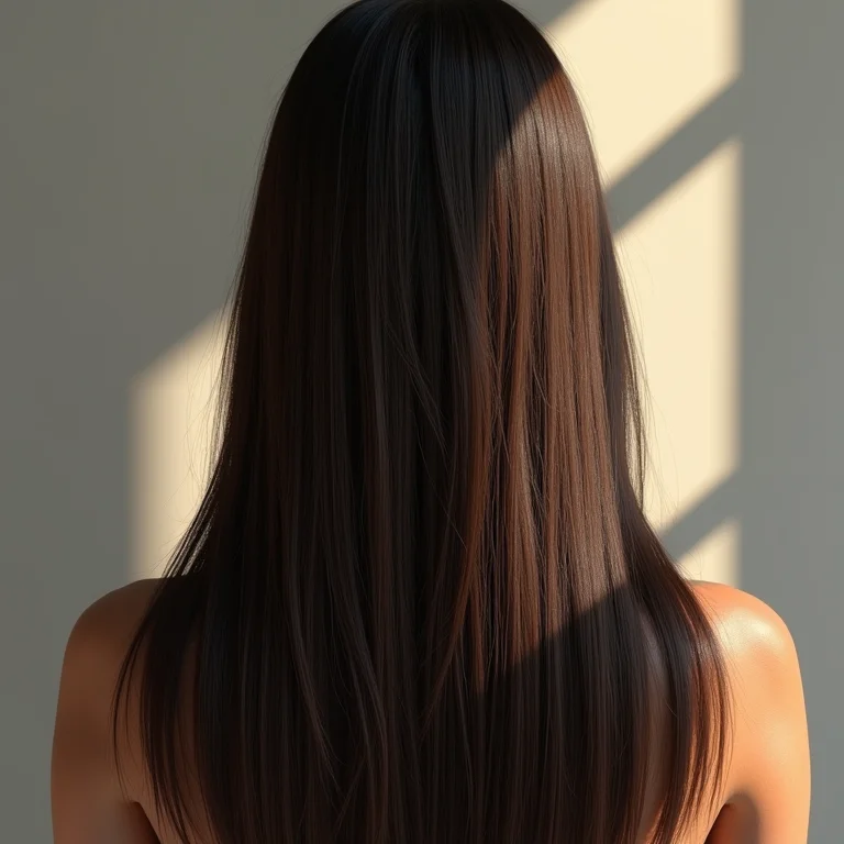 Corte reto para cabelo liso