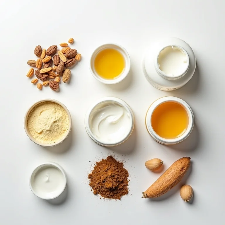 Cremes de tratamento capilar com diferentes texturas.