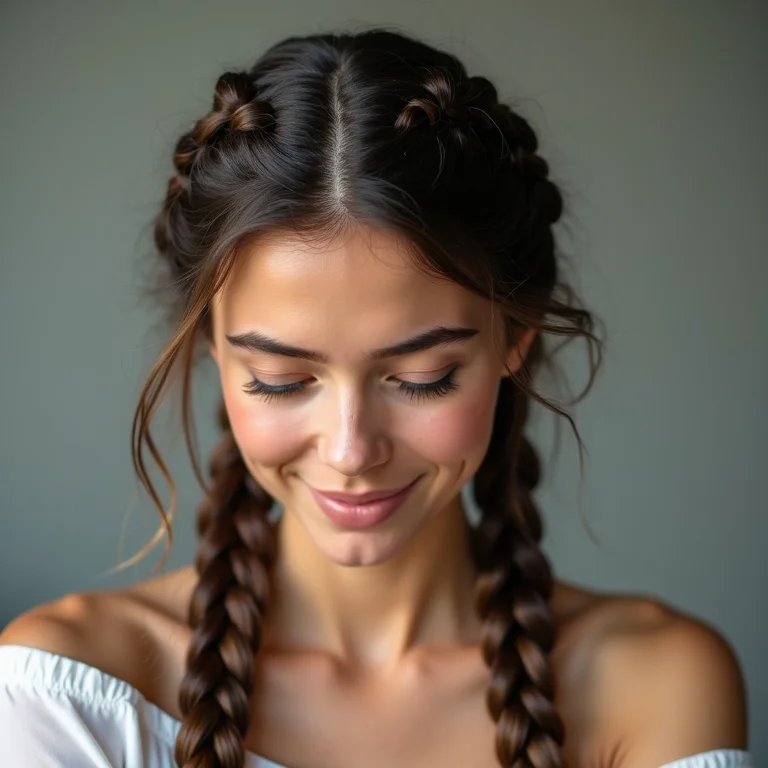 Erro comum ao fazer bubble braids: elástico apertado.