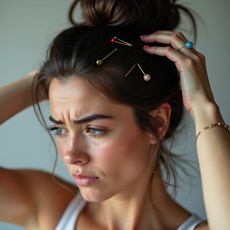 Erro comum ao fazer coque messy.