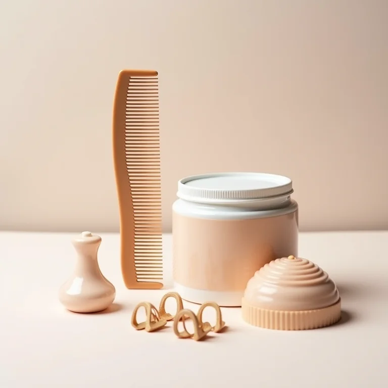 Ferramentas para trança nagô