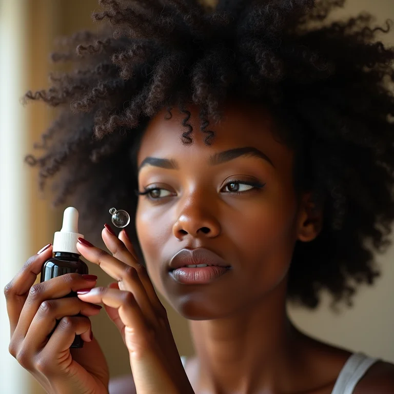 Finalização rápida com sérum capilar