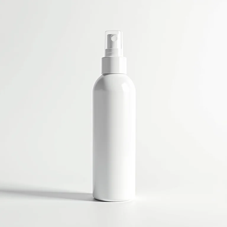 Frasco de protetor térmico para cabelo