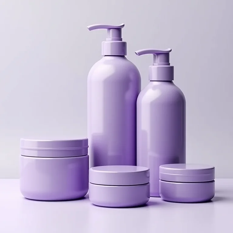 Frascos de matizador roxo para cabelo loiro