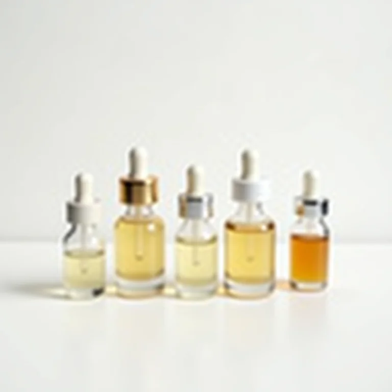 Frascos de sérum capilar para crescimento