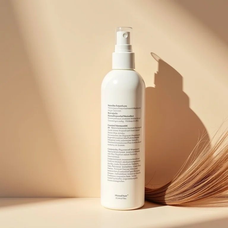 Ingredientes do spray fixador